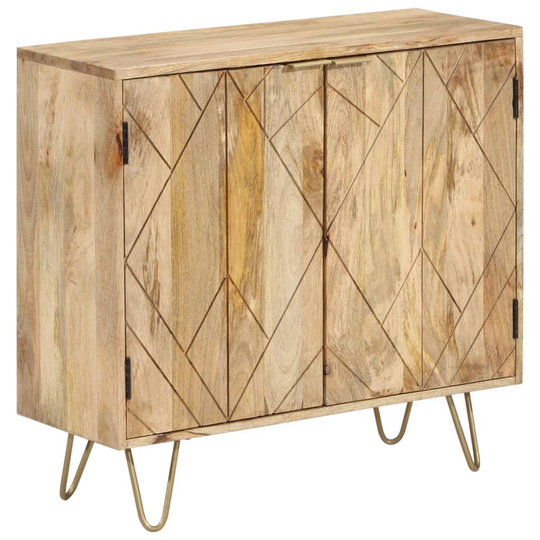 vidaXL skænk 80x30x75 cm massivt mangotræ