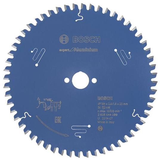 Bosch Rundsavsklinge 184x20x2.6mm 56t Exp Alu - 2608644099