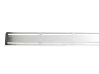 Unidrain rist i 3 mm massiv AISI 304 rustfri stål til ClassicLine ramme - model Anniversario i længde 1000 mm