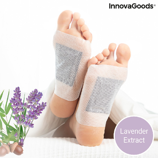 Detox Fod Plastre Lavender InnovaGoods 10 enheder