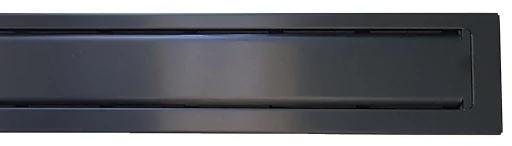 Purus Steel rist og ramme, 900 mm, sort