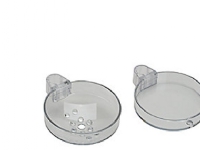 HG Casetta sæbeskål - t.Ø22mm stang. klar plast. 28675