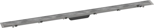 Hansgrohe RainDrain Rock afløbsrende, fliser, 1200 mm