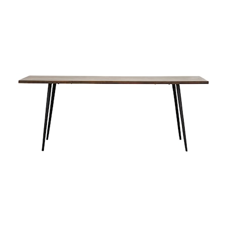 Spisebord Club 80x200x76 cm - Sort