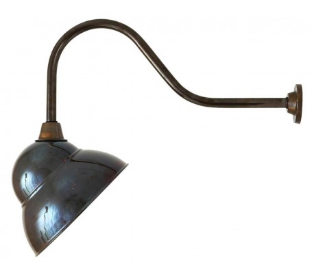 Novo Væglampe 47 x 24 cm 1 x E27 - Antik messing