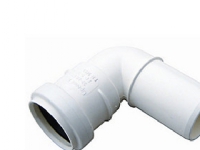 Ht-Pp (Amax Pro) Ø50 MM X 45° Hvid Bøjning