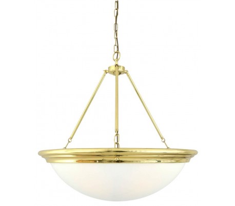 Athlone lysekrone Ø69 cm 3 x E27 - Poleret messing