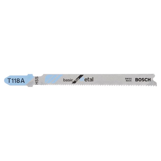Bosch Stiksavklingeinge T 118 A 100 Stk Metal - 2608631964