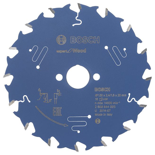 Bosch Rundsavsklinge 130x20x2.4mm 16t Exp Wood - 2608644005