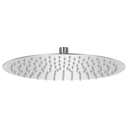 vidaXL regnbrusehoved 30 cm rund rustfrit stål 304
