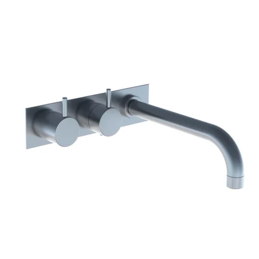 Vola 5123CK Karbatteri m/Termostat, Messing natur