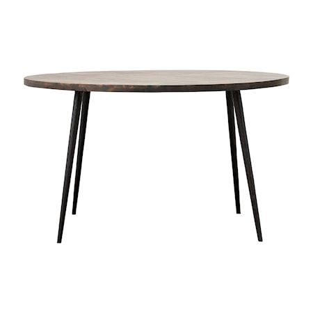 Club Spisebord Sort 130x76 cm