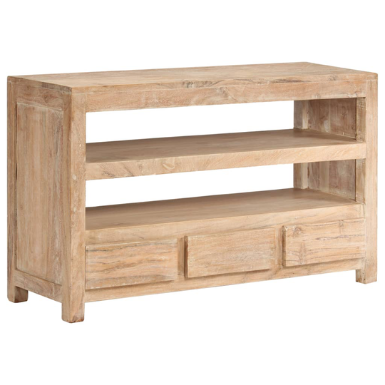 vidaXL tv-skab i massivt akacietræ 90 x 30 x 55 cm lysebrun