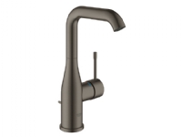 Grohe Essence etgrebs håndvaskarmatur L-size med løftestang med bundventil 1 1/4. Børstet Hard Graphite.