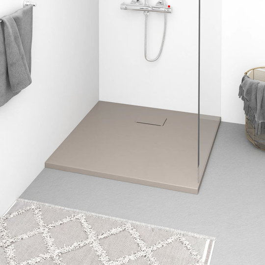 vidaXL brusekar 90x80 cm SMC brun