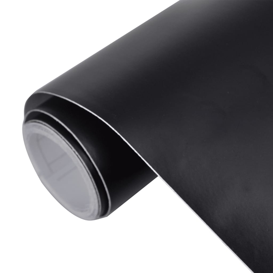 vidaXL bilfolier 2 stk. 100x150 cm mat sort