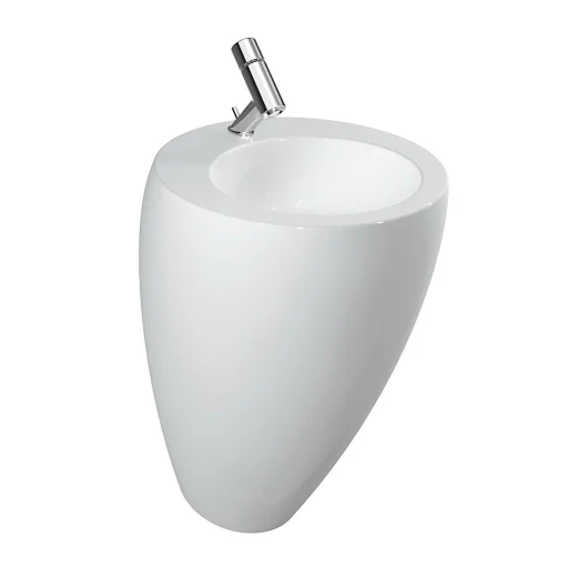 ll Bagno Alessi gulvstående håndvask, 52 cm, hvid