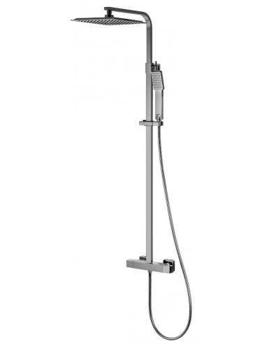 ANGO brusesæt m/termostat H110 - 173 cm - Krom