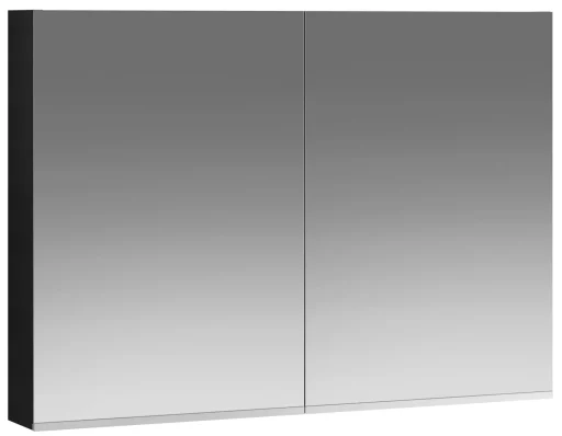 Ifö Option Spejlskab 90x64 cm, Sort Eg
