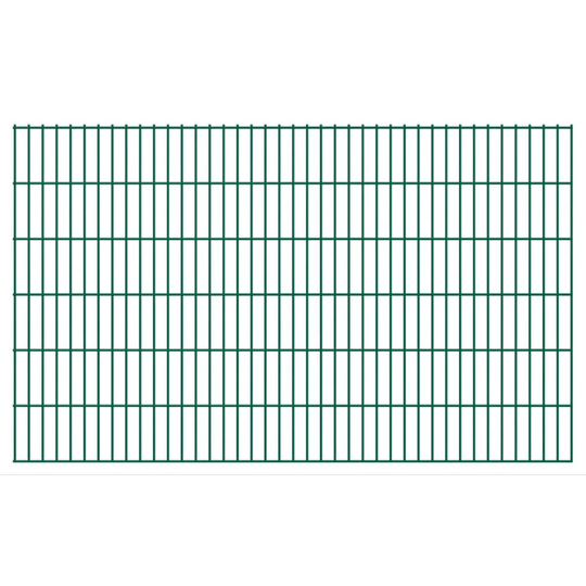 vidaXL havehegnspaneler 2D 2,008x1,23 m 4 m (total længde) grøn