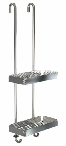 Frost Nova2 Sæbehylde t/Glasvæg 250x168 mm, Krom