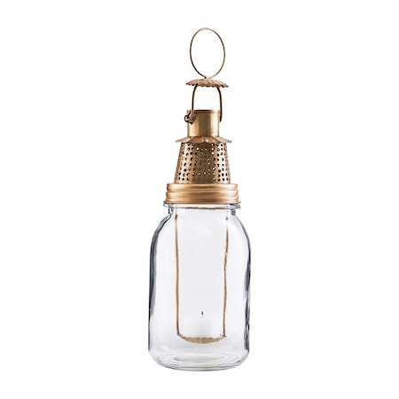 Lanterne Fhia Antik Messing 25 cm