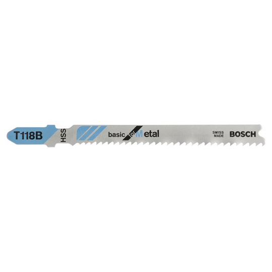 Bosch Stiksavklinge T 118 B Metal 5 Stk - 2608631014