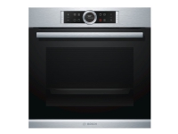 Bosch Serie | 8 HBG634BS1 - Ovn - til indbygning - niche - bredde: 56 cm - dybde: 55 cm - højde: 58.5 cm - med selv-rengøring - Klasse A+ - rustfrit stål