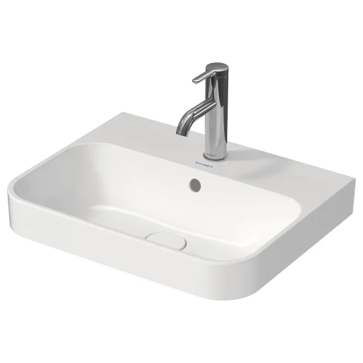 Duravit Happy D.2 Plus Bowle med WonderGliss, 50x40 cm, hvid