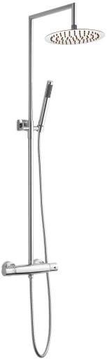 Cassøe komplet brusesæt & slimline brusehoved, krom