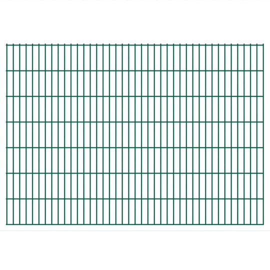 vidaXL havehegnspaneler 2D 2,008x1,43 m 46 m (total længde) grøn