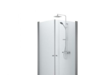 Ifö Space lige dør SPNK 900 - mat profil/klart glas SPNK 900 knopgreb