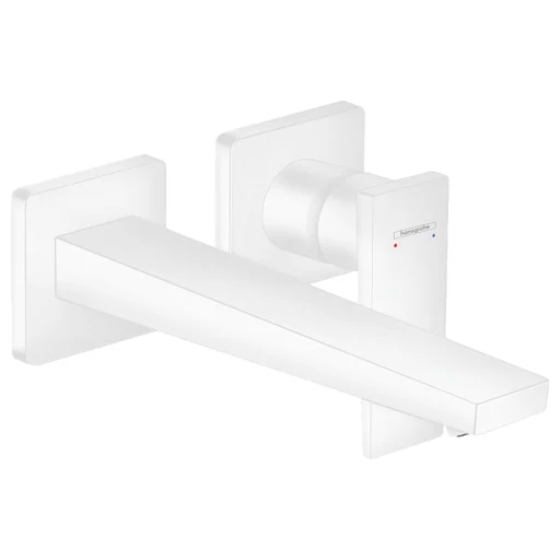HANSGROHE etgrebsbatteri 225mm tud 2hul/roset t/hv vægmont white
