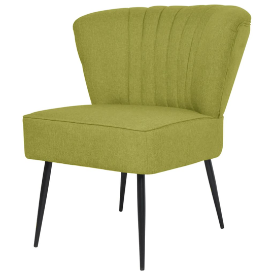vidaXL cocktailstol stof grøn