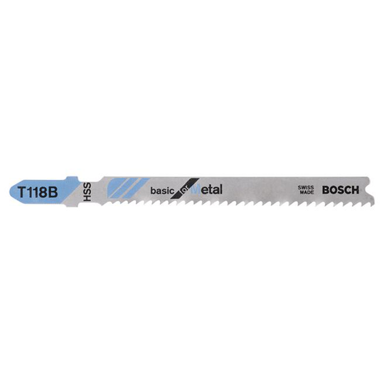 Bosch Stiksavklinge T 118 B Metal 3 Stk - 2608631673