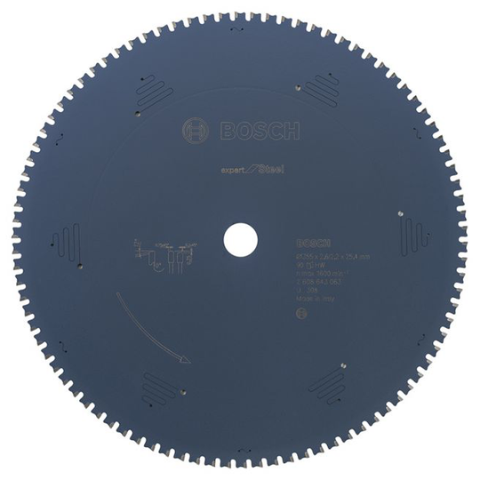 Bosch Rundsavsklinge Exp Steel 355x25.4mm 90t - 2608643063