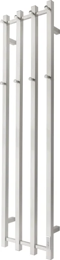 TVS Eldo 4 F håndklædetørrer, 140x35 cm, rustfri stål