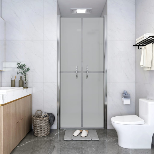 vidaXL brusedør 101x190 cm matteret sikkerhedsglas