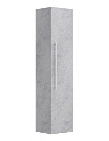 Homeline Vægskab i mdf H150 x B35 cm - Betongrå