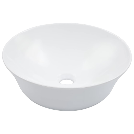 vidaXL håndvask 41 x 12,5 cm keramik hvid