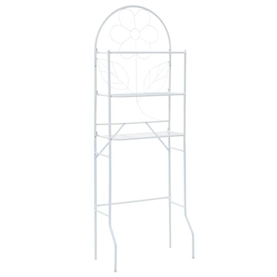 vidaXL badeværelsesstativ 60x33x174 cm hvid
