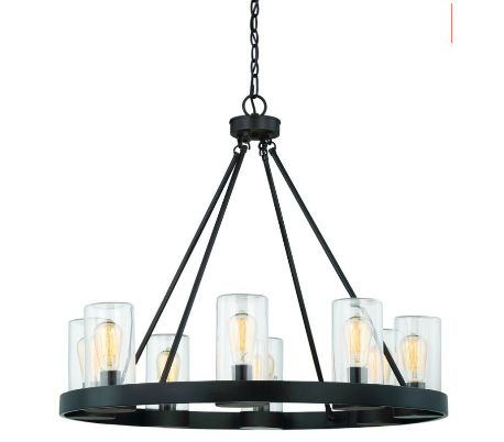 Inman 8 Loftlampe Ø81 cm - Antik bronze/Klar