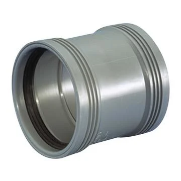 Wafix grå dobbeltmuffe 50 mm