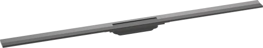Hansgrohe Raindrain Flex afløbsrende, fri montering, 1200 mm, børstet sort krom