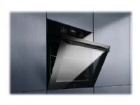 Electrolux CombiSteam Deluxe EZF5C50Z - Ovn - til indbygning - niche - bredde: 56 cm - dybde: 55 cm - højde: 59.3 cm - med selv-rengøring - Klasse A - sort