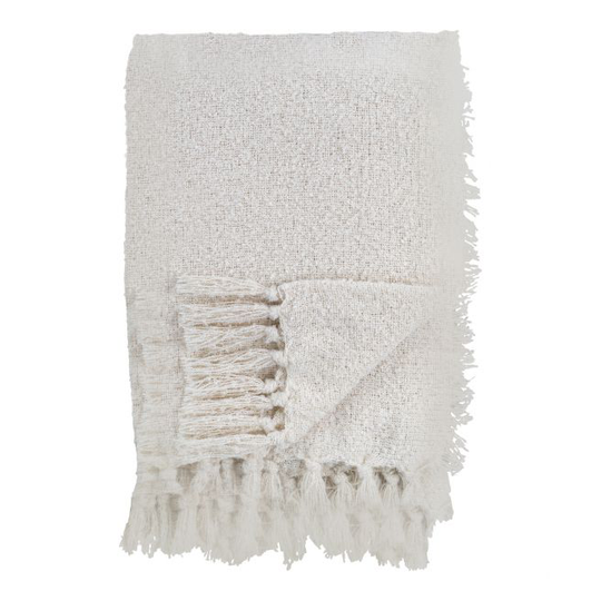 Tæppe i beige polyester 164x127 cm - 3960910
