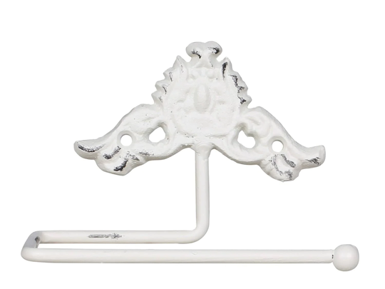 Toiletpapirholder m. dekor - antique cream - Hurtig levering og gratis fragt over 99 DKK.