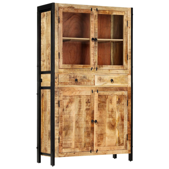 vidaXL højskab 100 x 40 x 175 cm massivt mangotræ
