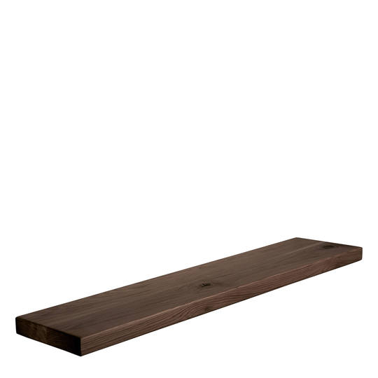WOODLAND hylde mørk olieret 100x22x4 cm
