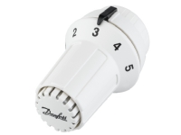 Danfoss 013G6520, Sort, Hvid, Plast, Dreje, 8 - 28 °C, 8 - 28 °C, °C